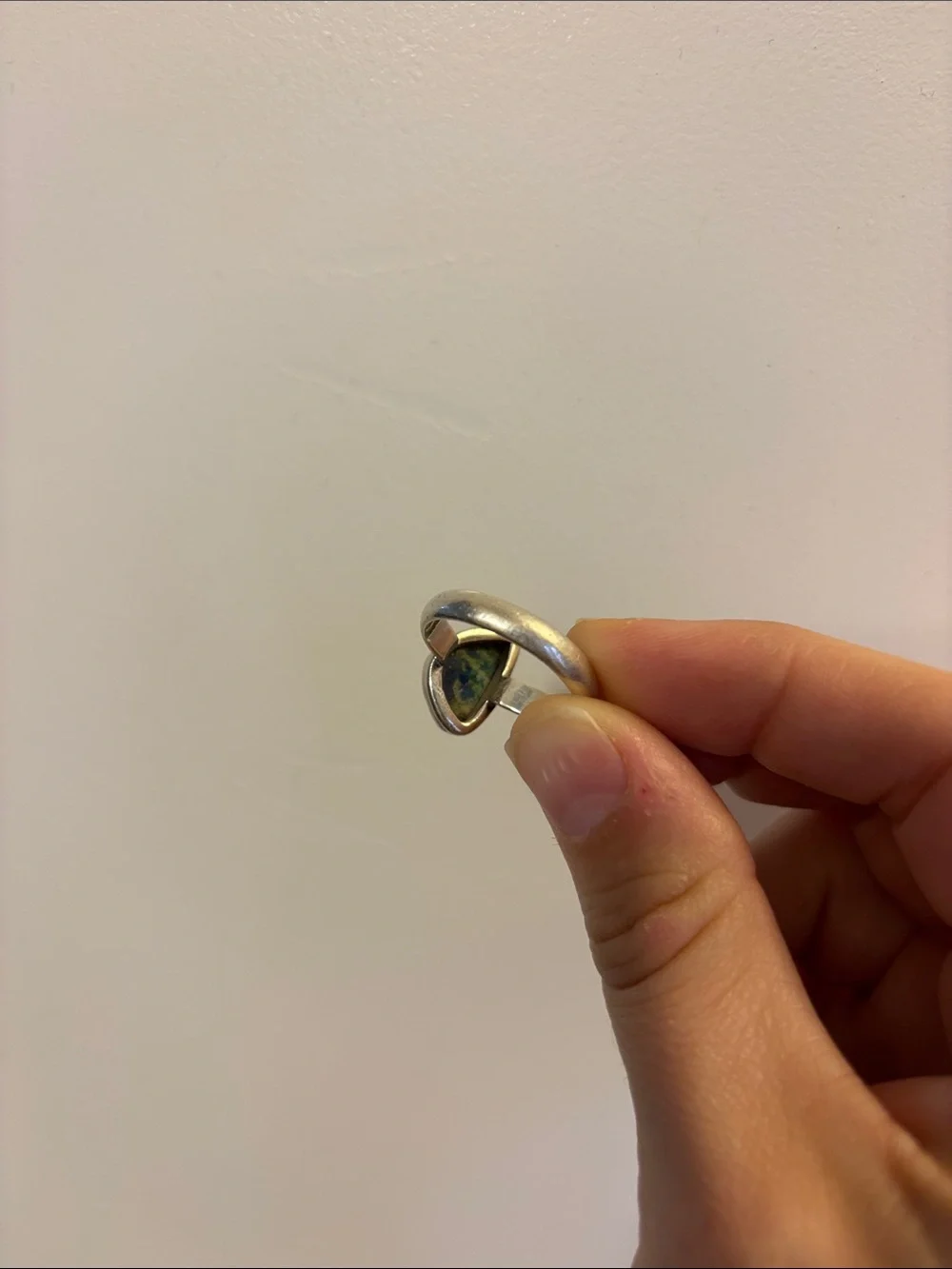 Sterling Silver Teardrop Turquoise Ring